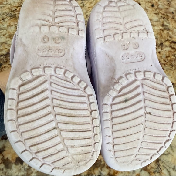 Authentic Crocs Classic Clogs Toddler Lavender Slip On Comfort Shoes Size C8 - Picture 6 of 7